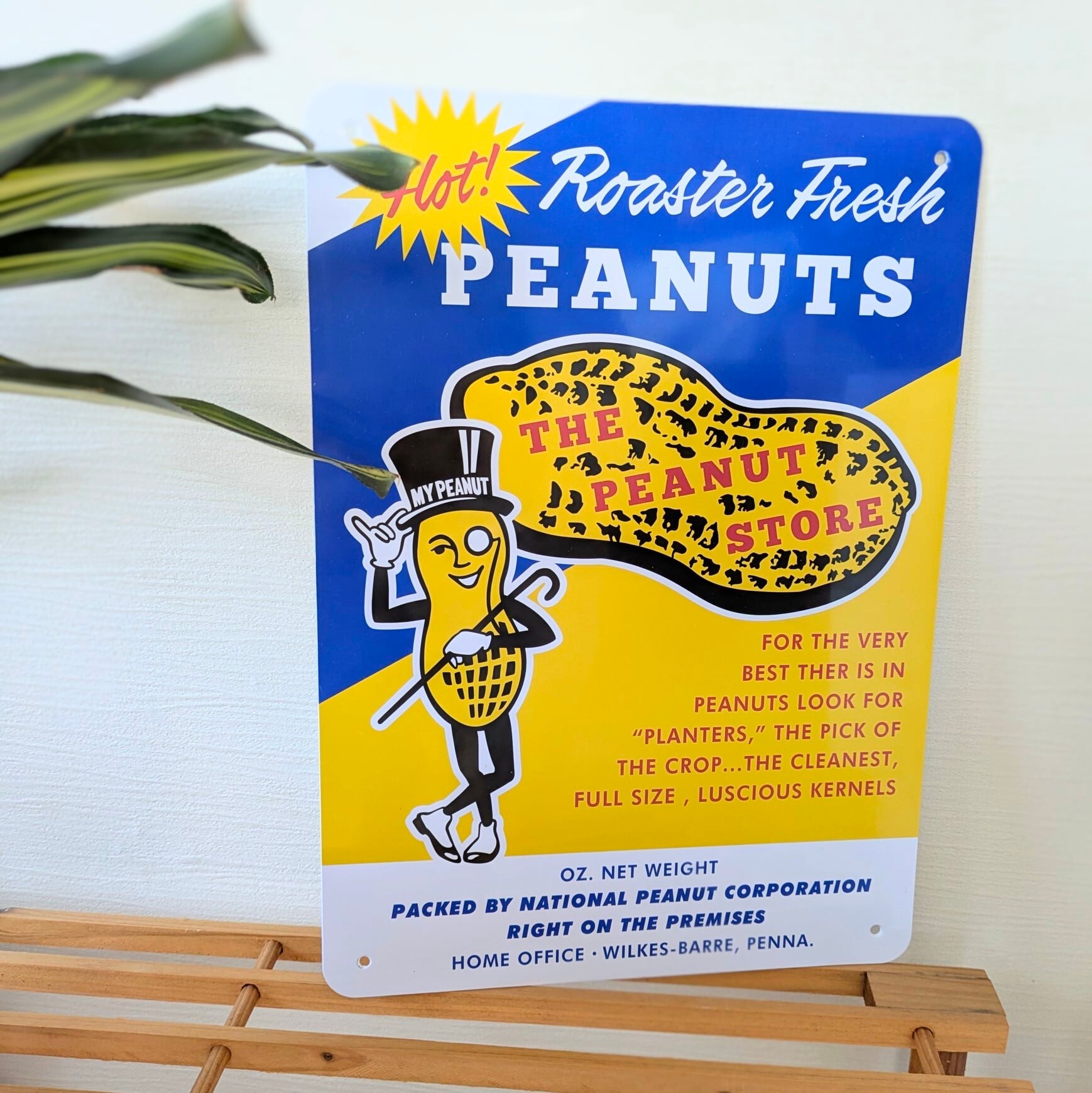 Mr.Peanut ( ミスターピーナッツ ) 】Planters / Plastic Sign Board