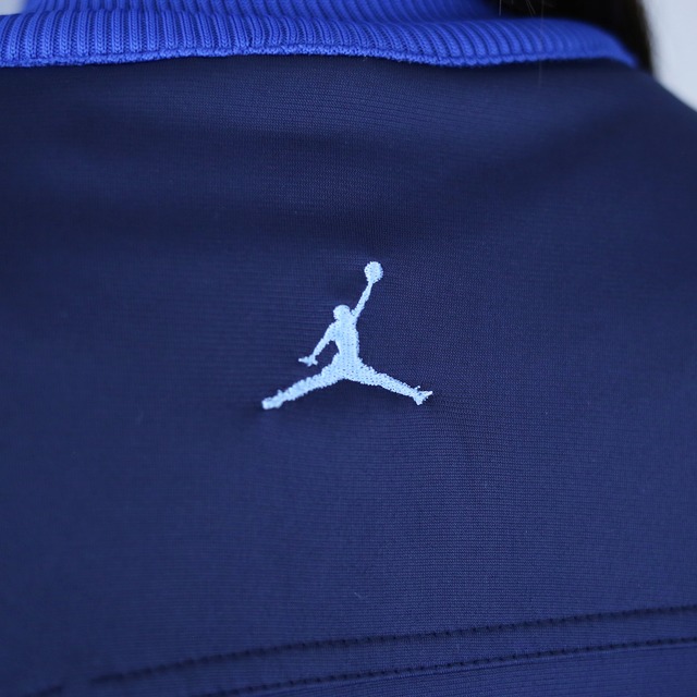 "Jordan" good coloring design super high-neck loose track jacket