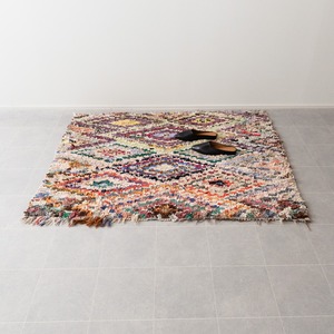 【Vintage】モロッコ・ヴィンテージラグ BC-9 "116cm×132cm"