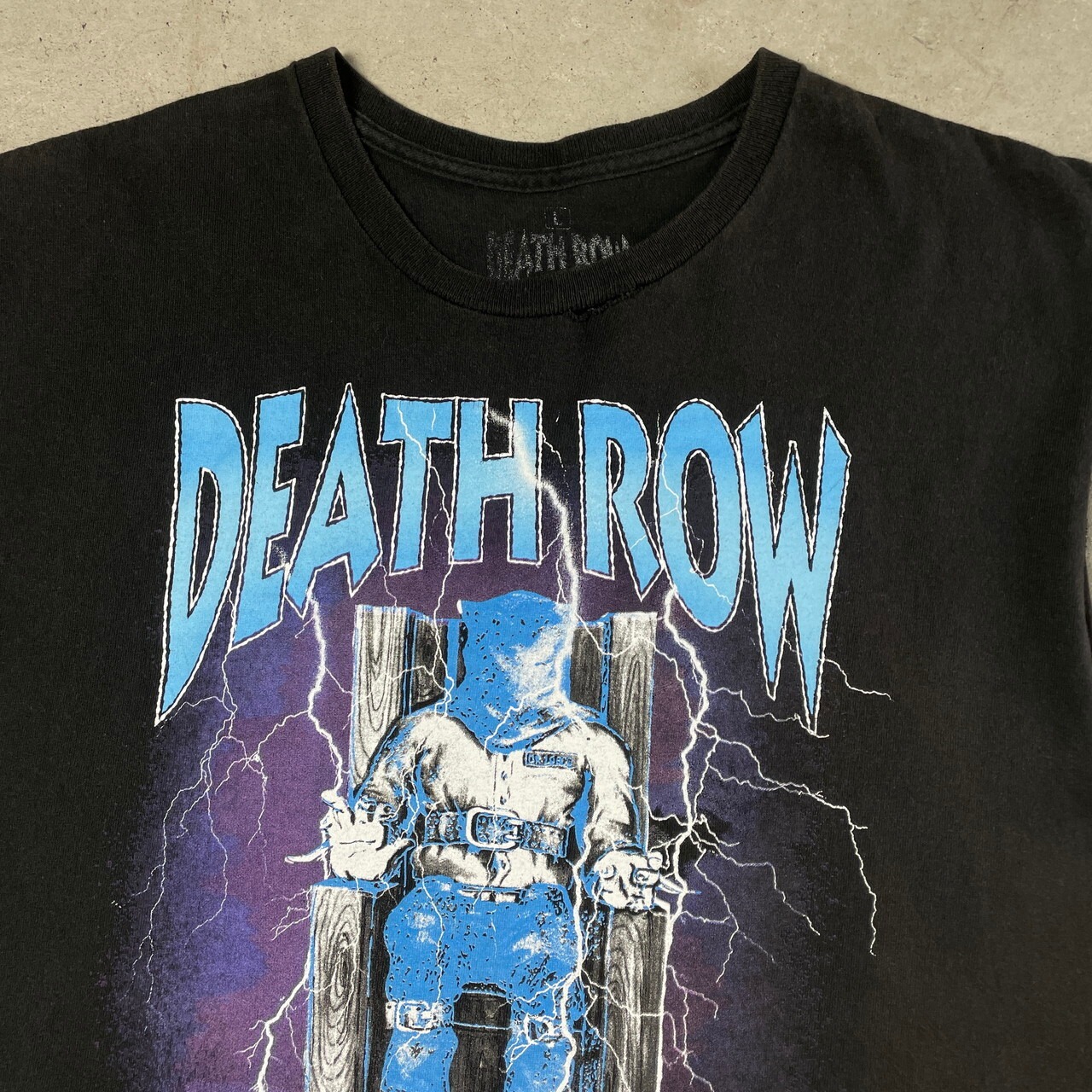 DEATH ROW Records HIP-HOP レーベル カットオフ ノースリーブTシャツ 