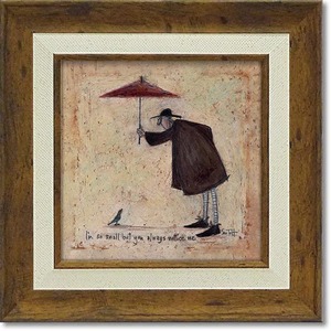 サムトフト「小っちゃい私に気づいてくれる」Sサイズ ゲル加工アート アートフレーム 絵画 インテリア
