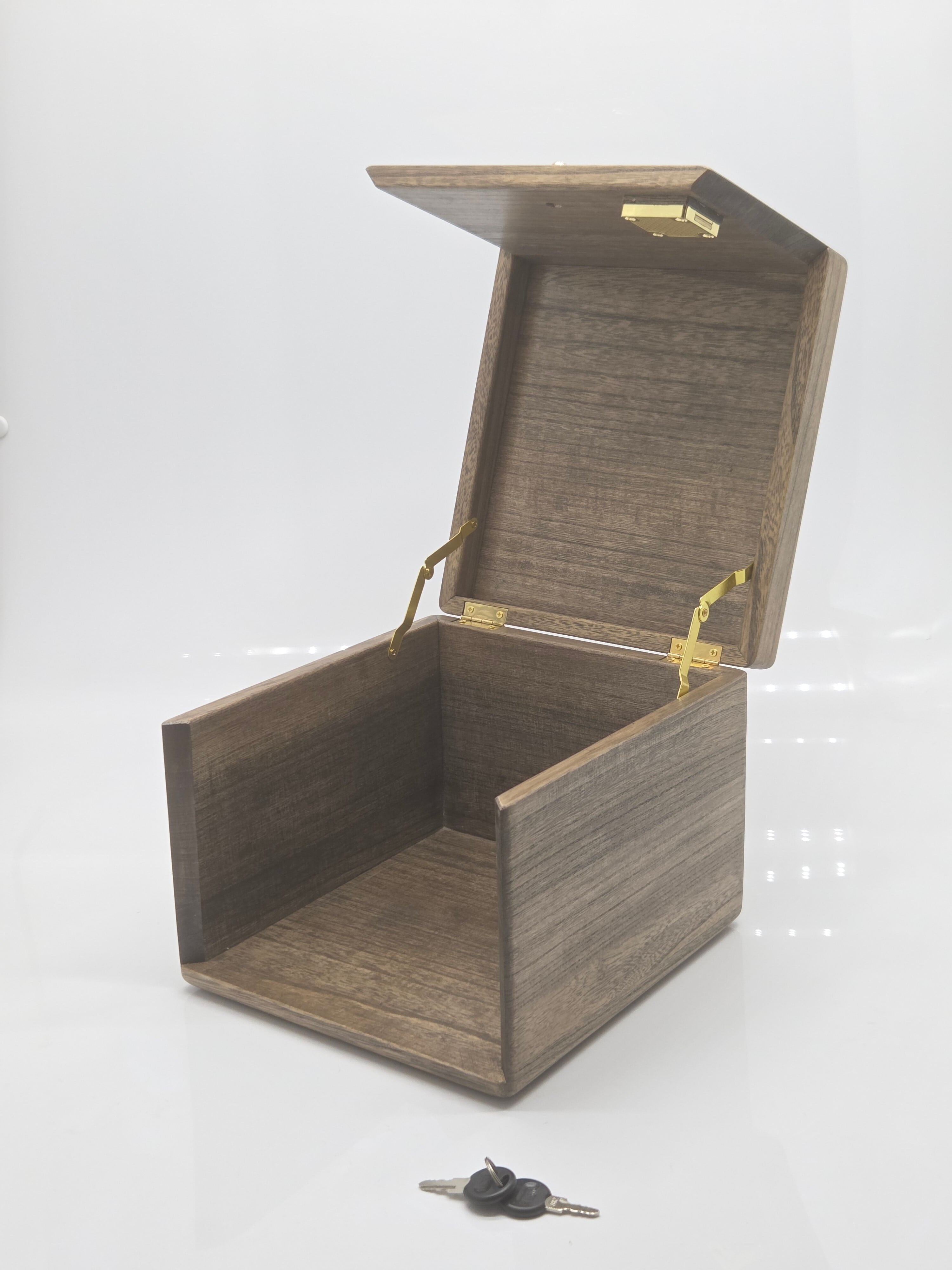 lui jewelry ジュエリーボックス 重ねるジュエリーBOX、鍵付き、アンティークグレーカラー、本体のみ！1