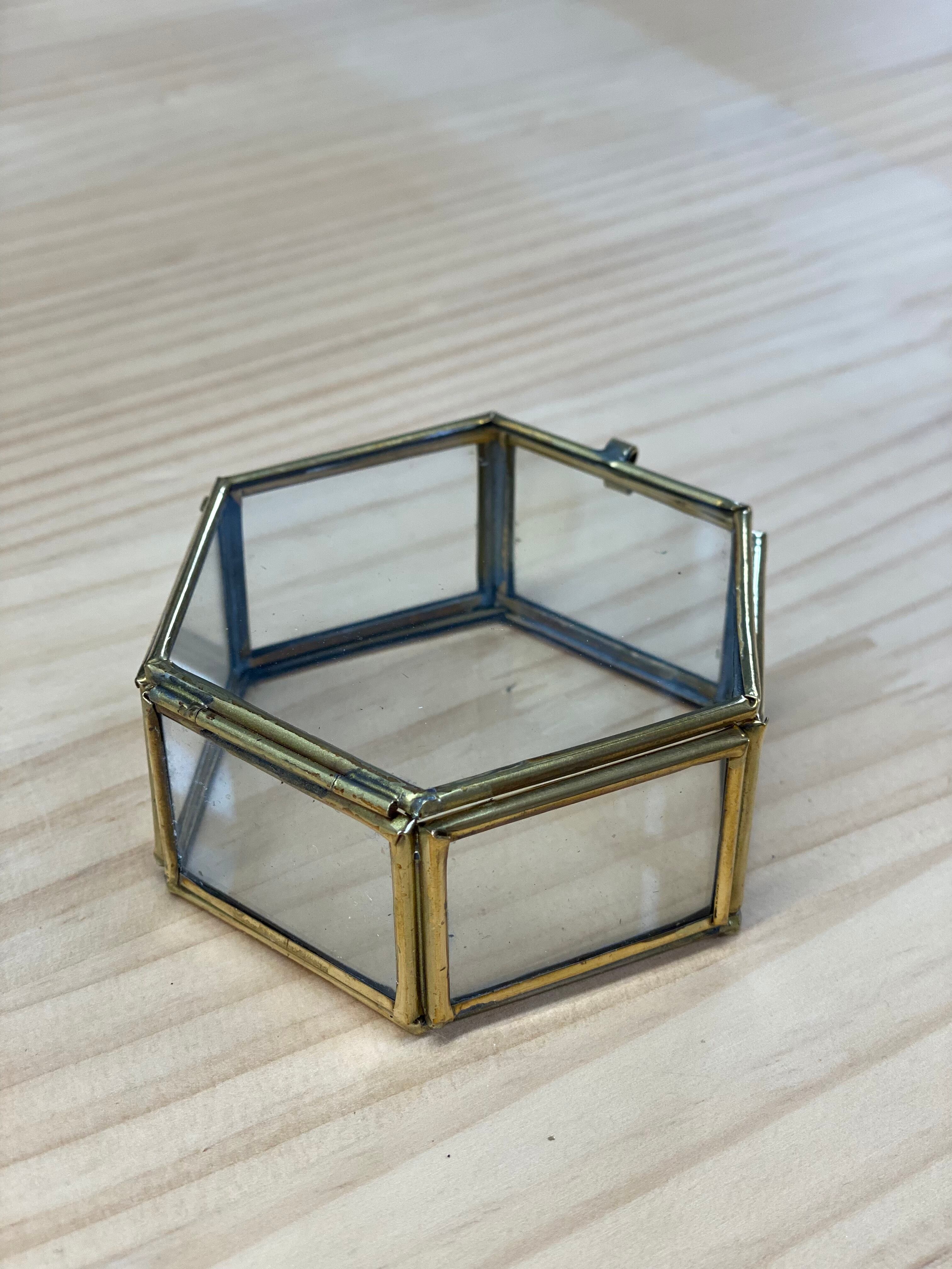 AGATE装飾的なガラスボックス3個セット AGATE装飾的なガラスボックス3個セット AGATE装飾的なガラス