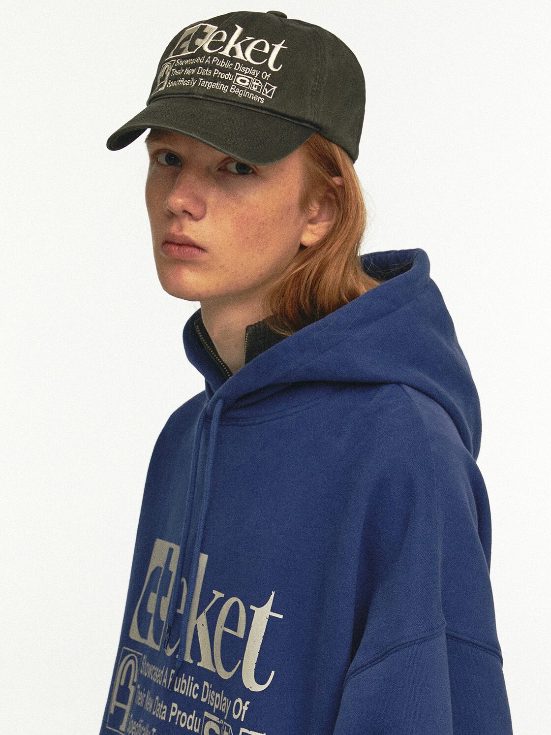 ☆ITZY ユナ 着用！！【TEKET】Plan Cap Charcoal | Pay ID