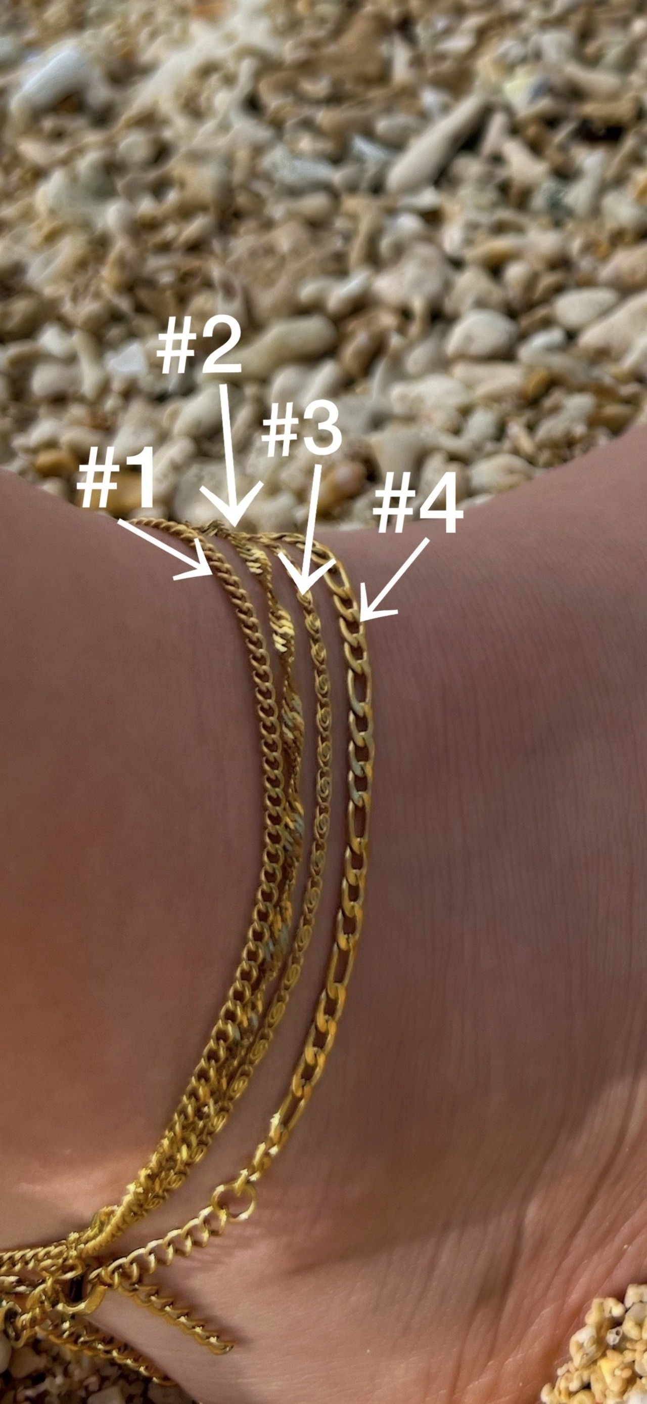 Simple anklet(シンプルアンクレットゴールド)