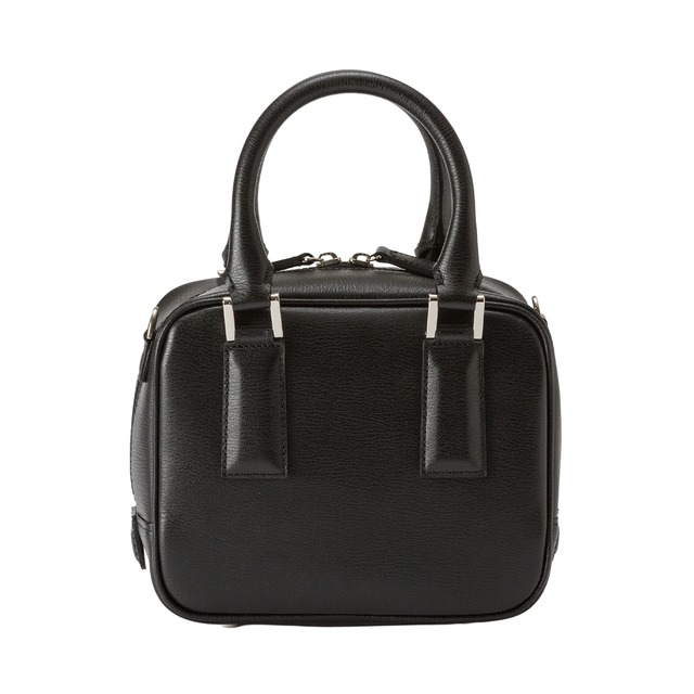 ミニボストンバッグ 2WAY ショルダーバッグ レザー  ［MBC025］Black ブラック