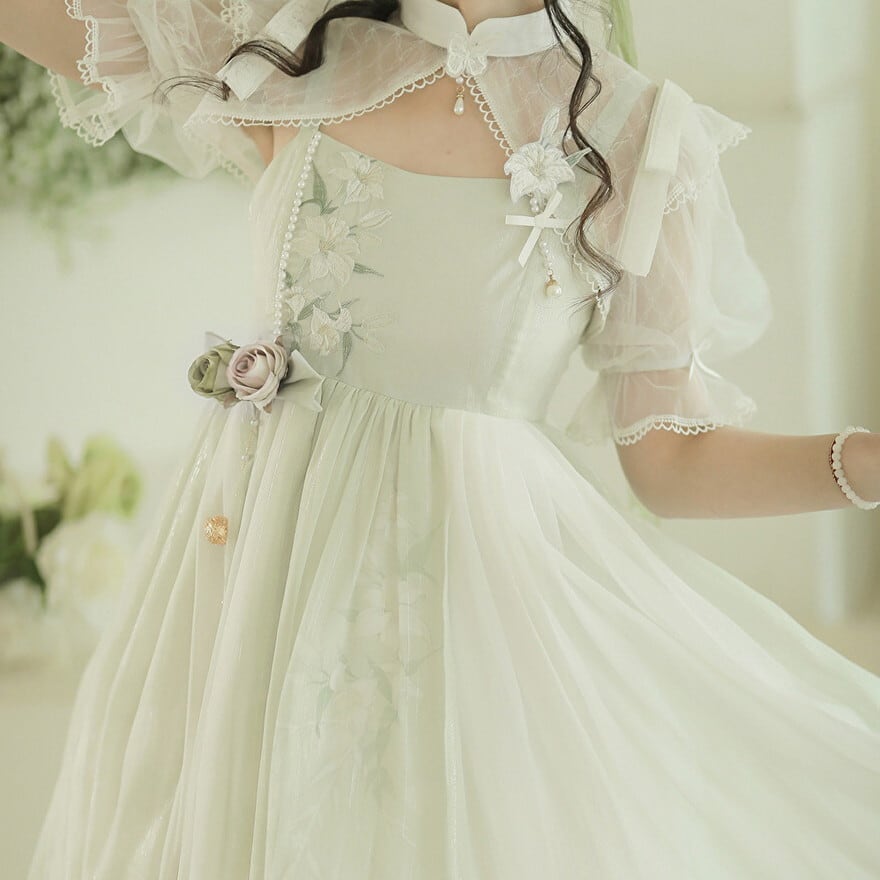 SEASONZ 華ロリ 中華ロリータ チャイナ風 セットアップ ショール