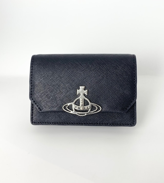 ヴィヴィアン・ウェストウッド 名刺入れ カードケース 51040067U-SAFFIANO/BLACK/N402