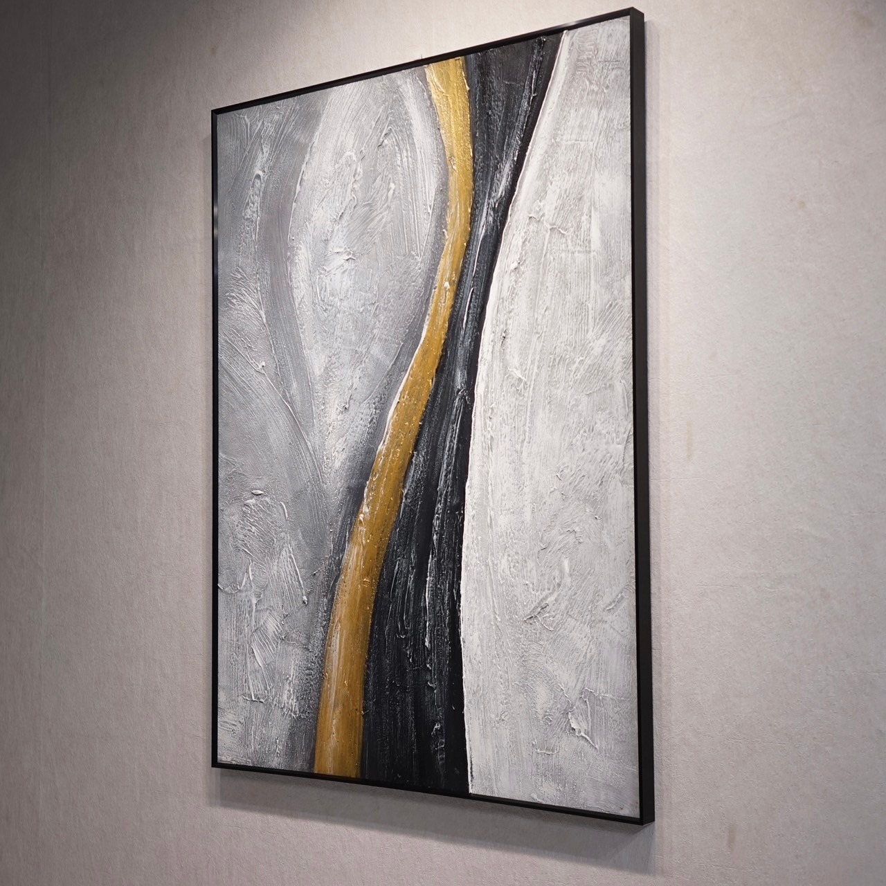 油絵 抽象画 大型 110×80 壁掛け ハンドメイド アート 現代 絵画 絵 