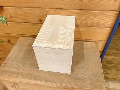 もみの木ライスストッカー ［米びつ］5Kg用 単品 | MOMI no KI no