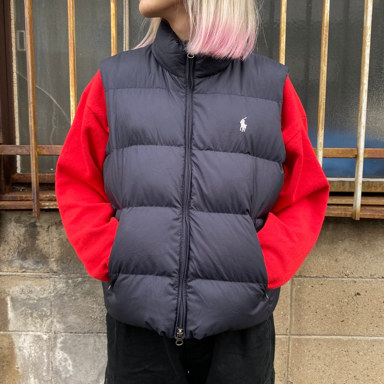 RALPH LAUREN SPORT ラルフローレンスポーツ ダウンベスト レディースL