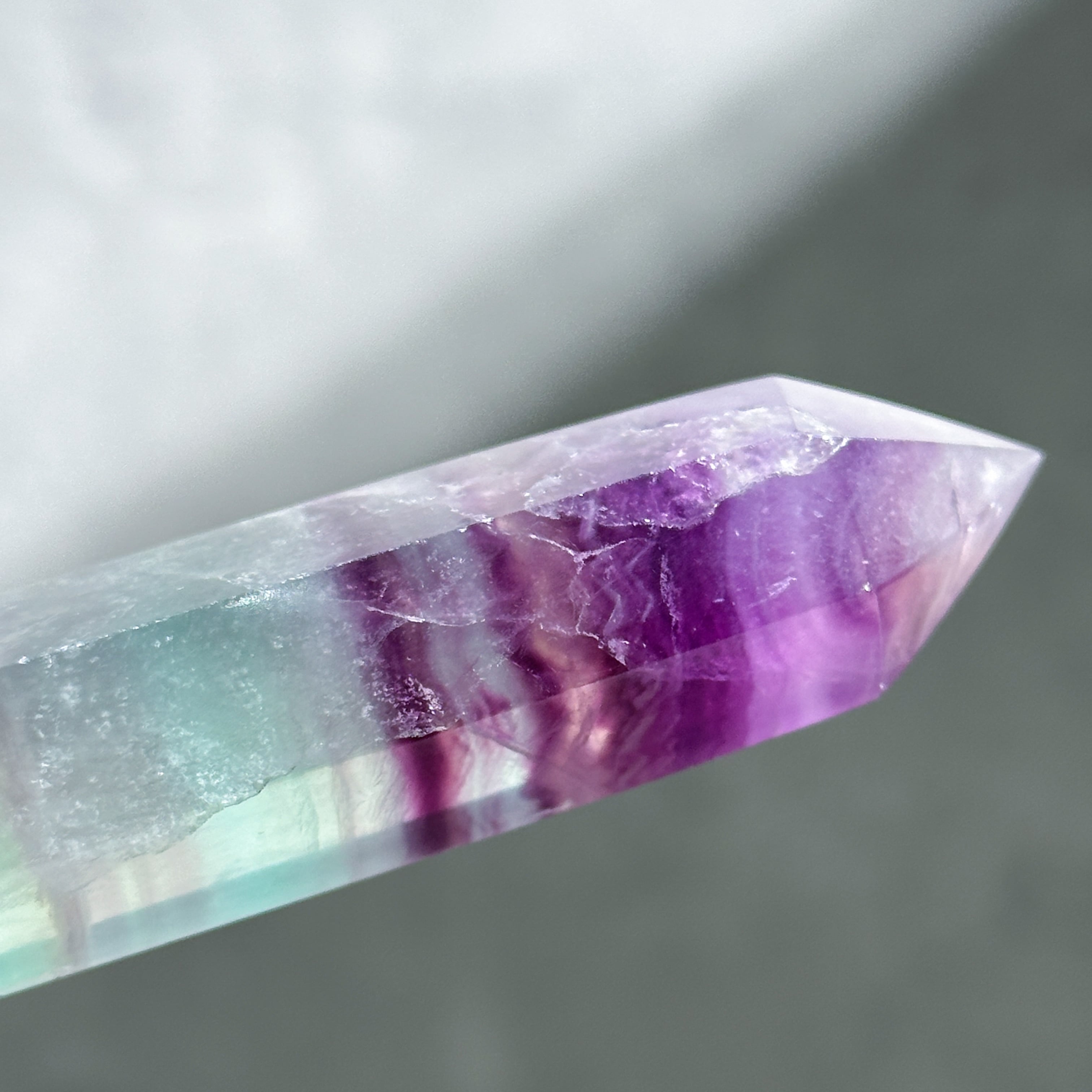 レインボーフローライト タワー21◇ Rainbow Fluorite ◇天然石・鉱物