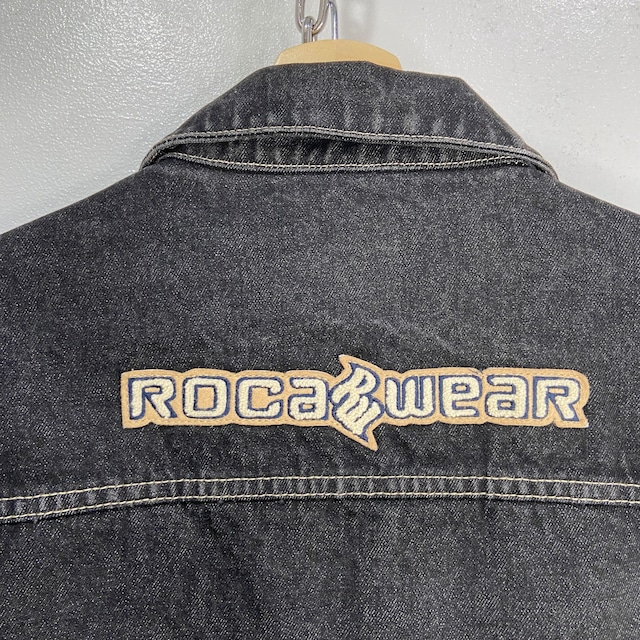 『送料無料』90s ROCAWEARロカウェア　ビッグGジャン　4つポケフルジップジャケット