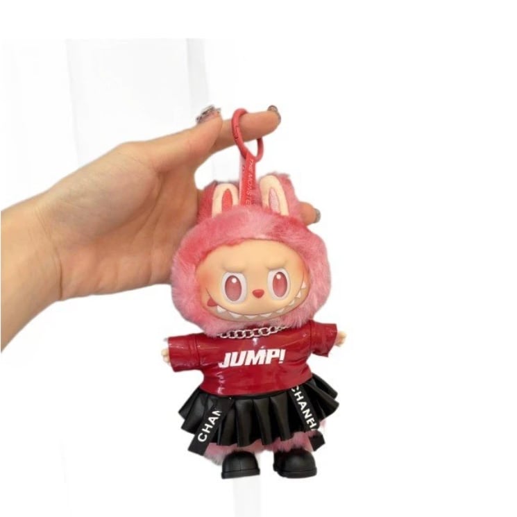 【K-POPアイドル】Labubu 1・2・3世代共用 クールなスカート ワンピース セット 完コーデ ギャルスカート コーデセット 全世代対応