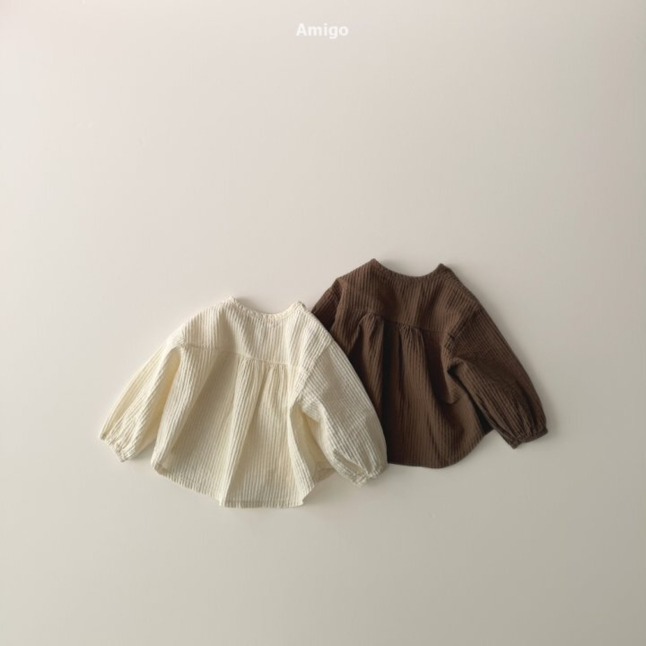 Amigo 26/SS ラウンドショーリングシャツ