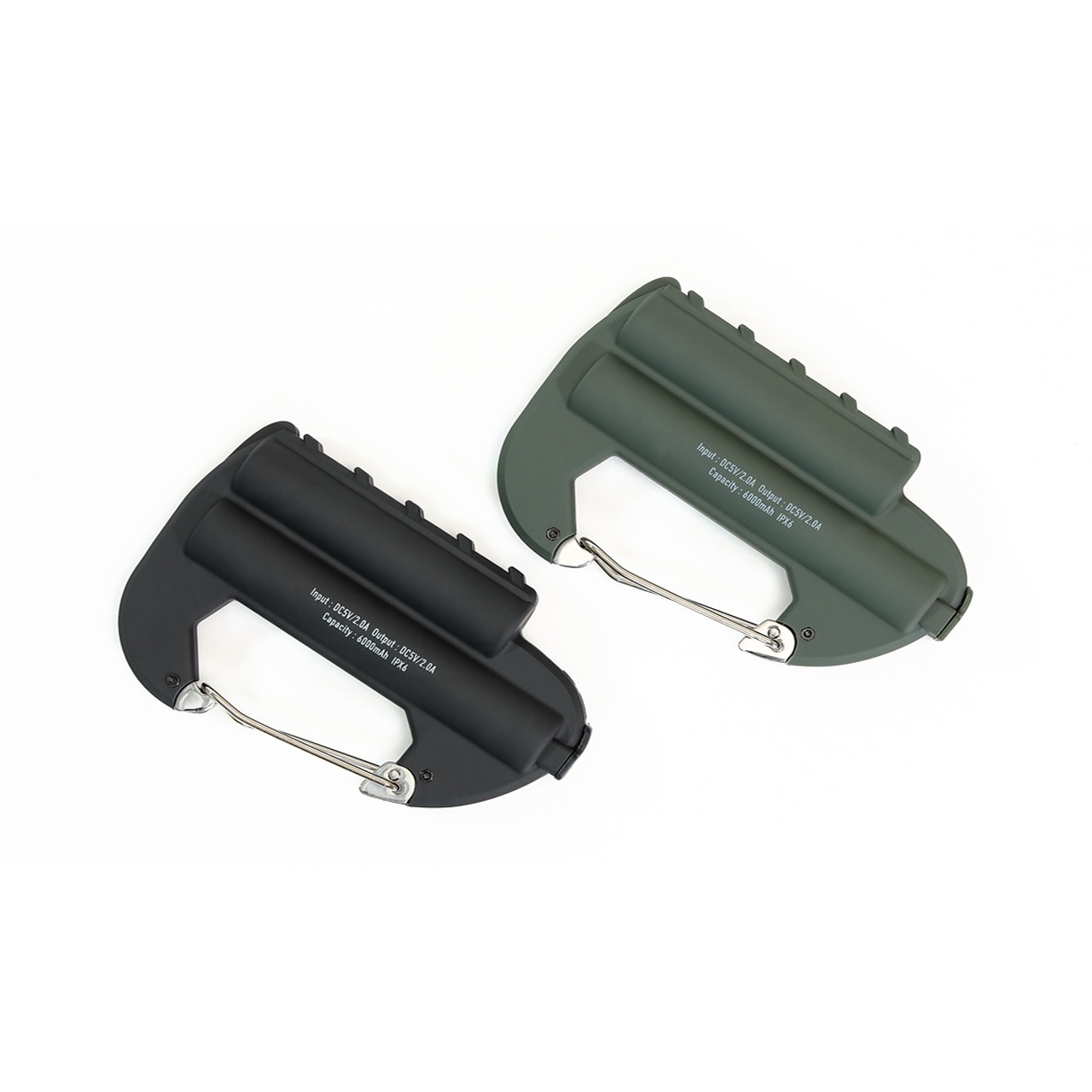 カラビナバッテリー ダブル（ブラック）