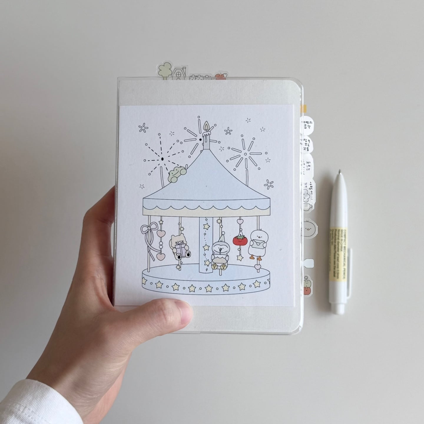 ★予約 papeterie.atelier 〔post card -carousel-〕