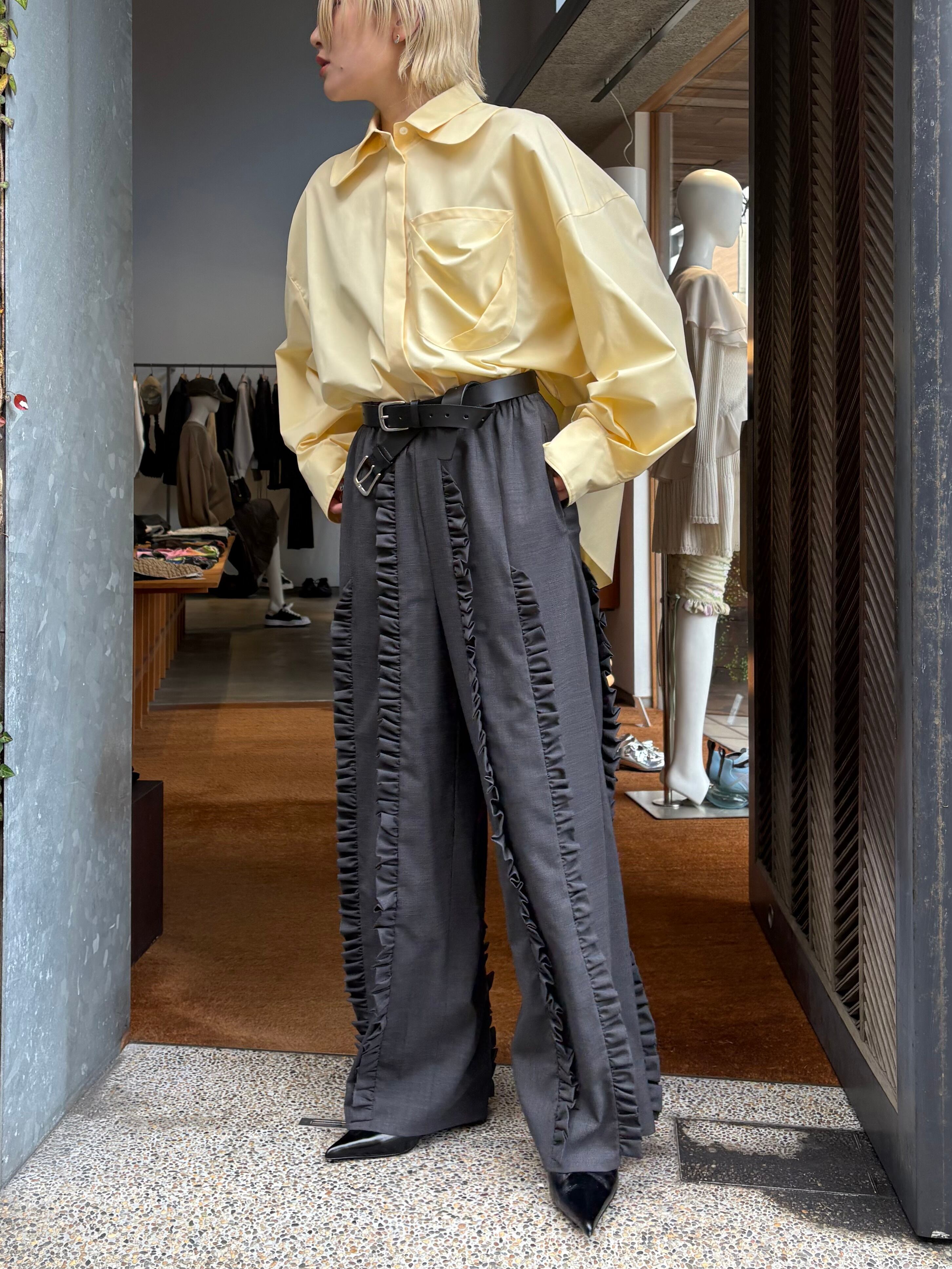 26SS】ENFOLD エンフォルド / TULIP SHIRT / シャツ | TRENT online