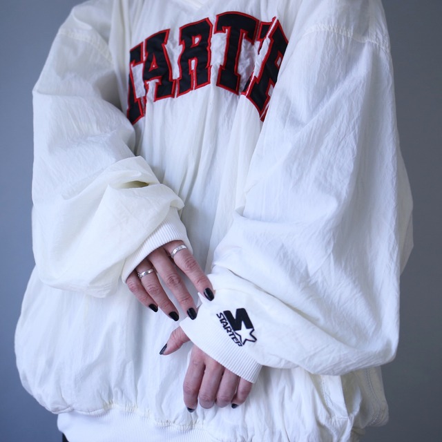 "STARTER " XXXL super over silhouette nylon pullover