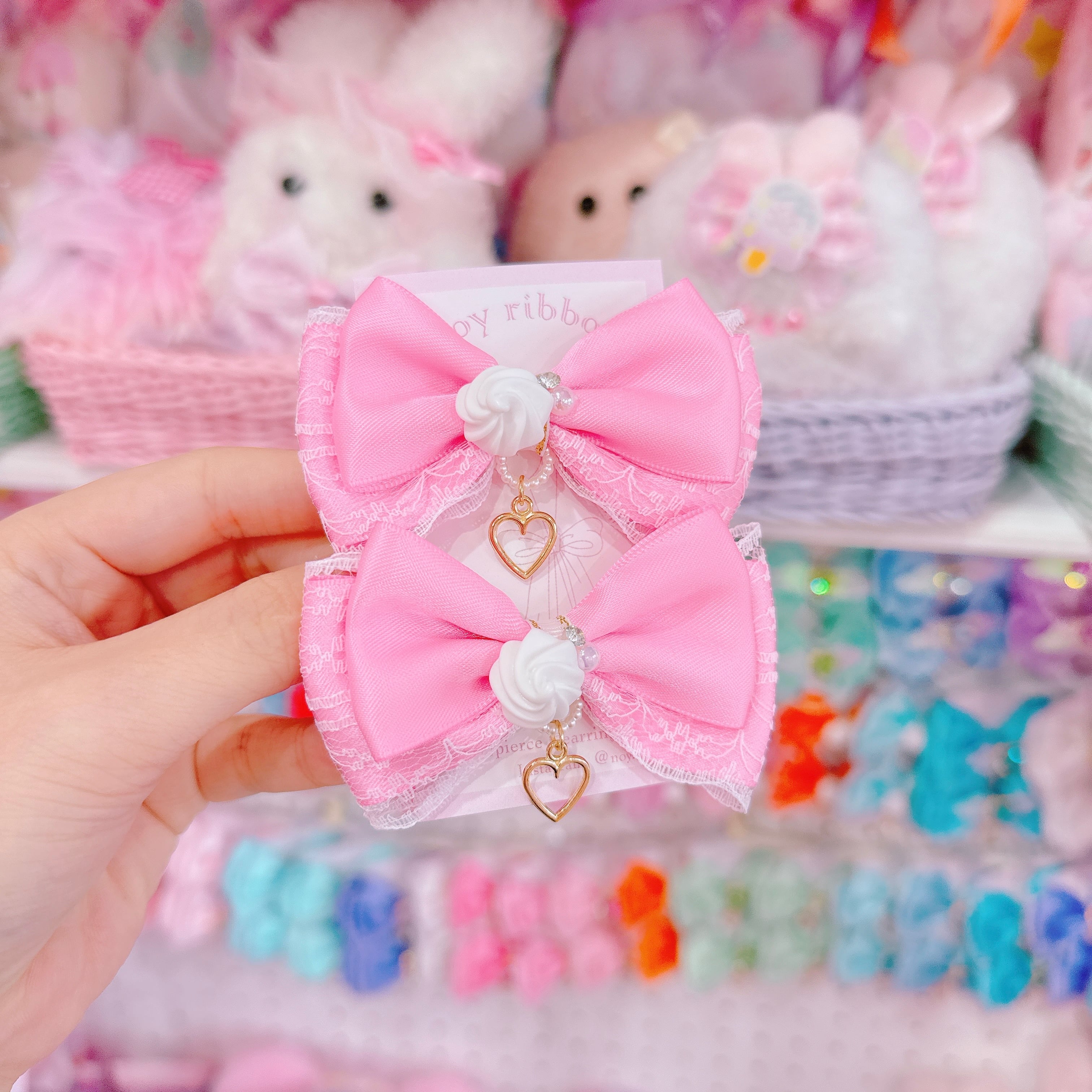 【F7】49-45ツインヘアクリップ