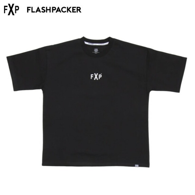 フラッシュパッカー Tシャツ 半袖 ヘビーウェイト FLASH PACKER XT-SIM ヘビーオンス TEE BLACK