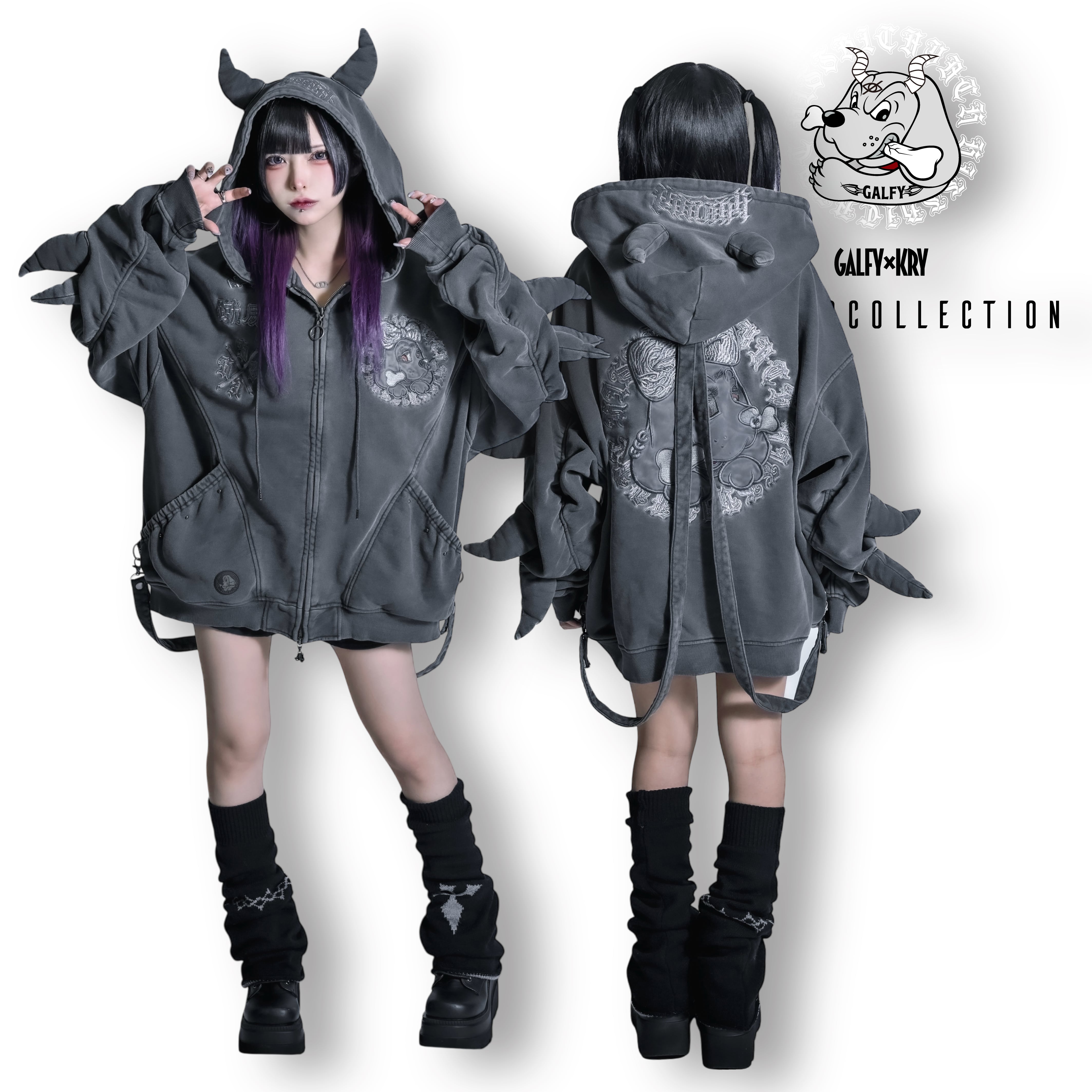 即納】「トゲトゲツノパーカー」 | KRY clothing