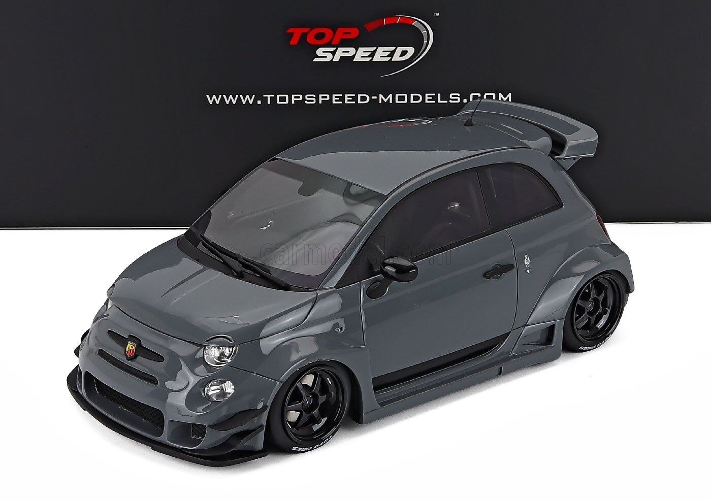 ミニカー 1/18 アバルト 595 TRUESCALE 1/18 FIAT 500 ABARTH 595 LB