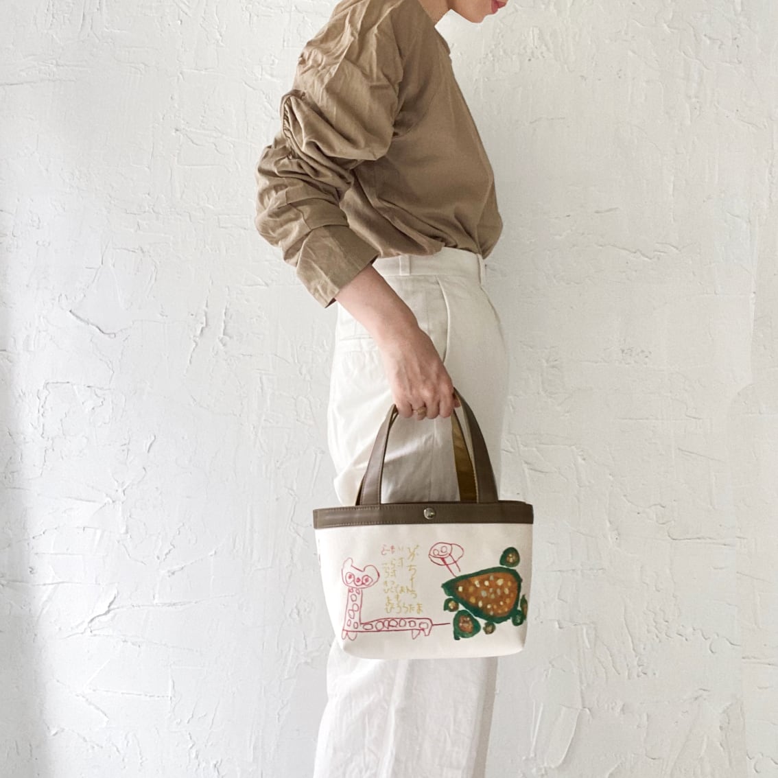 ミニトートバッグ◇キャンバス | リトルピカソ ｜子どもの絵で作る鞄と