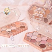 SNSアイシャドウ 可愛い 蜂の巣 12色メイクパレット アイシャドウ アイシャドウパレット 蜜糖茶粉 アイシャドー ins アイシャドウブラッシュデュアルユース防水 防汗 高発色 持続する アイシャドウ 10.8g （603#フォグブラウン）