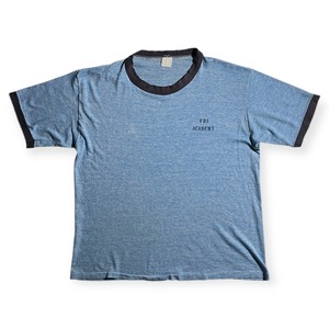 70s "Sportswear” FBI ACADEMY Ringer Tee/ "スポーツウェア” FBIアカデミー リンガーTシャツ
