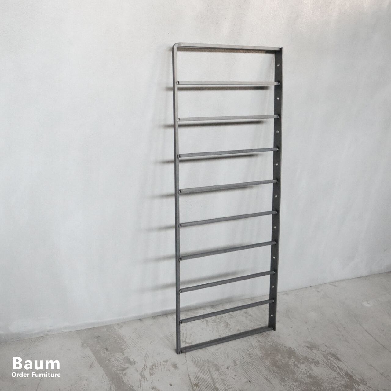 16 [Iron Wall Shelf(ES90)] 送料無料 1台 棚板別売 日本製 3サイズ