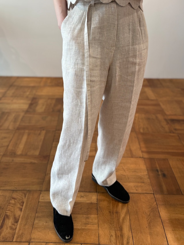 jonnlynx/JL226-PT1088 cottonlinen melange pants