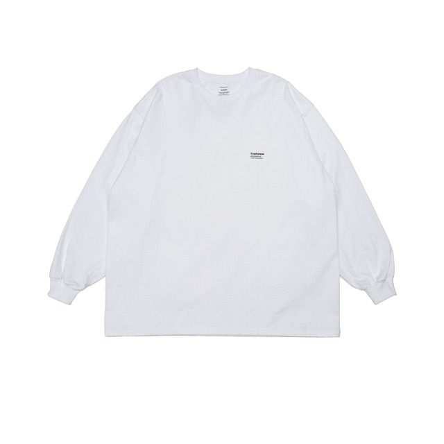 DONALD JUDD：L／SクルーネックTーSHIRT(WHITE)