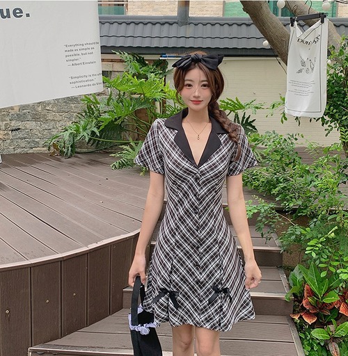 【大きいサイズL-4XL】【春夏新作】ファッションワンピース#sctoth-26877