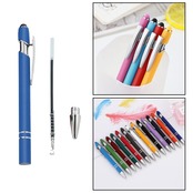 LIANHATA ボールペン 替え芯 20個 詰め替えインク 替芯 1.0mm ソフトタッチクリックスタイラスペン カスタムボールペン (ブラック)