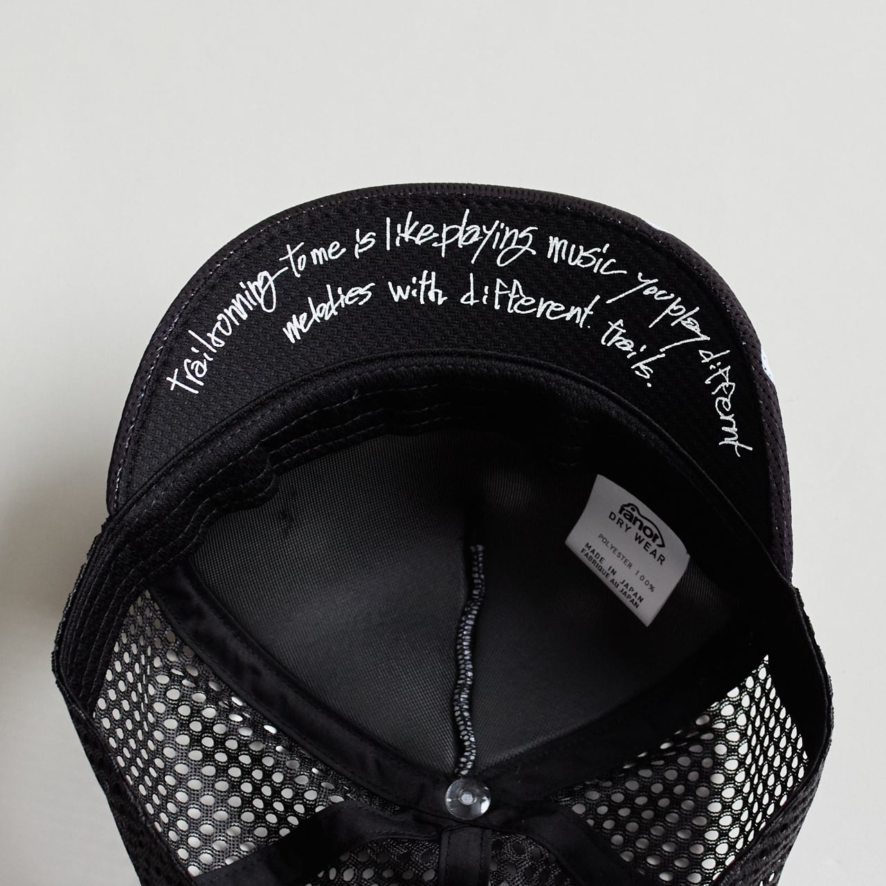 ranor（ラナー）PATTERN MESH CAP - DOT WHITE ドットメッシュキャップ