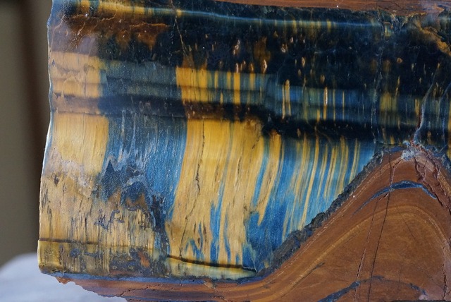 ブルータイガーアイ　Blue Tiger Eye Slab