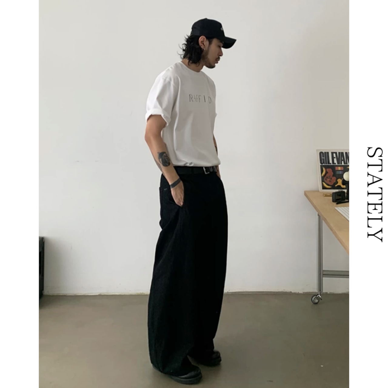 RAFFITD Logo Tee/3color_T133・画像6