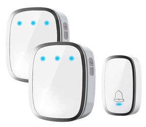 【努力特価】ワイヤレスチャイム 玄関チャイム インターホン 呼び出しチャイムセット 4段階音量調節 52曲選択 防水防塵 ドアベル 介護呼び鈴 最高280M無線範囲 送信機１個 受信機2個