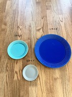 作山窯のSAKUZAN Stripe 丸皿S　お正月