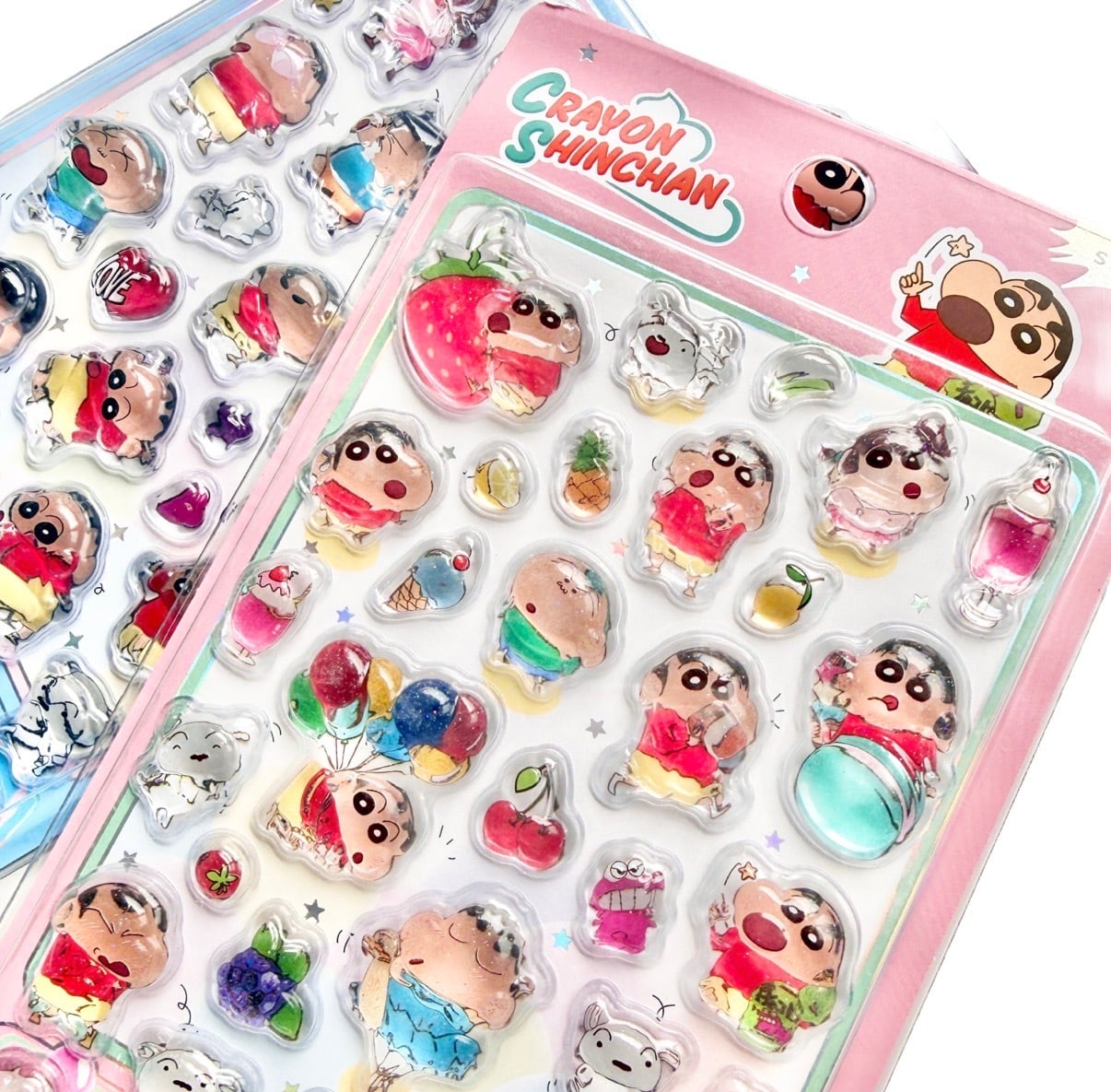 2枚セット】クレヨンしんちゃんドロップシール | Jewelie