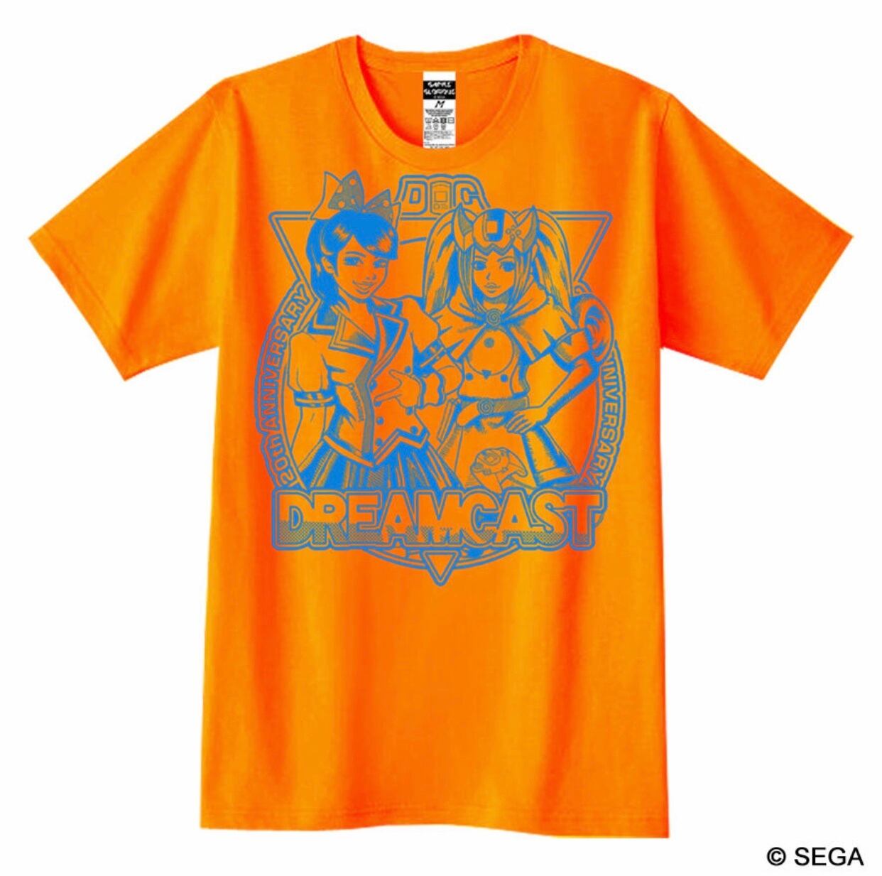 ドリームキャスト Real x Virtual Tシャツ -オレンジ- / GAMES GLORIOUS