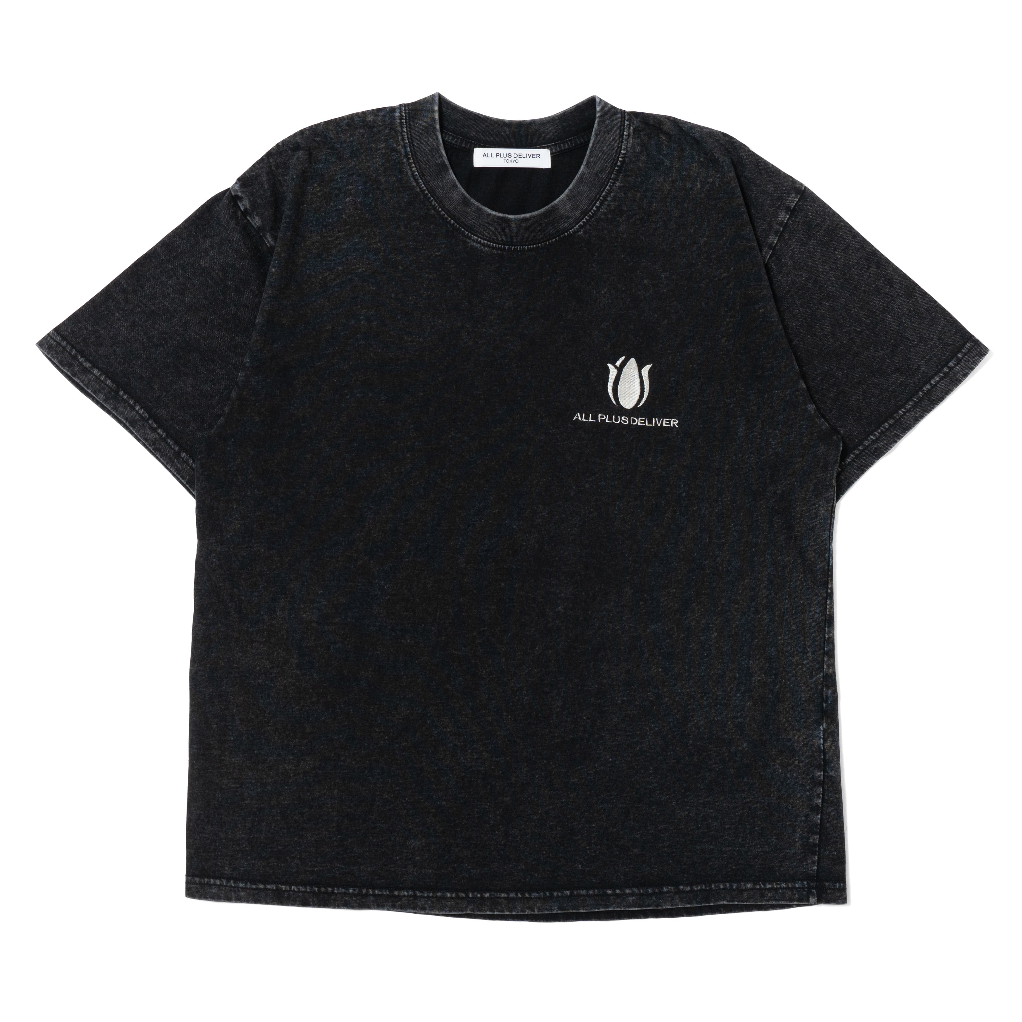 APD PIGMENT LOGO SS TEE / BLACK