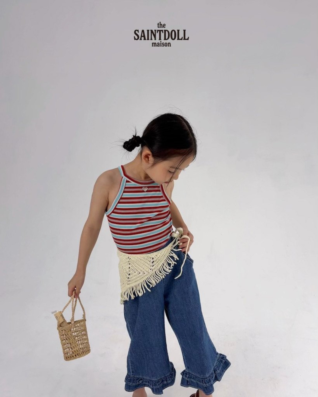 [SAINTDOLL] Hearthalter Sleeveless / [세인트돌] 하트홀터나시