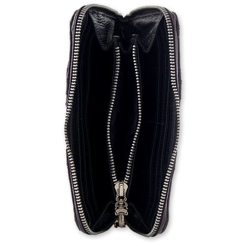 CHROME HEARTS クロムハーツ Wallet ウォレット 財布 レザー】REC F