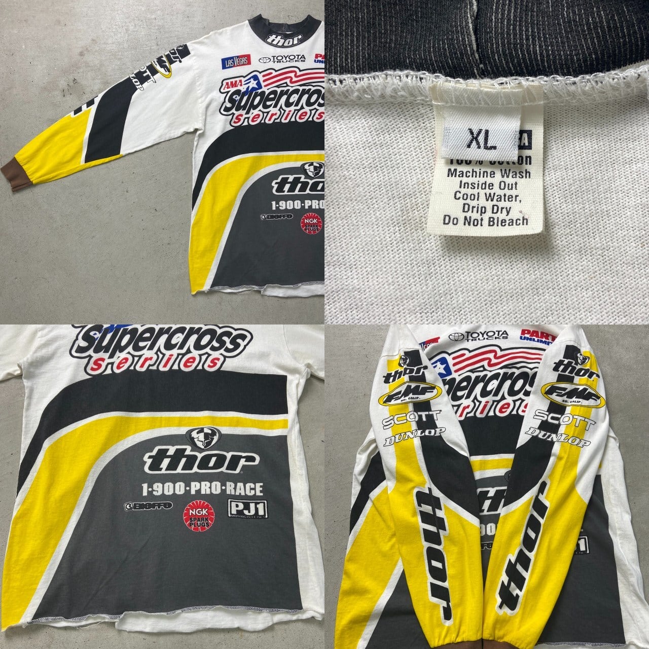 90年代 USA製 AMA Supercross series モトクロス レーシング ロングT