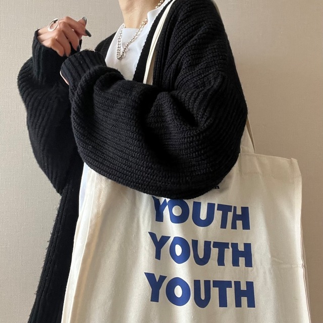YOUTH プリントトートバッグ