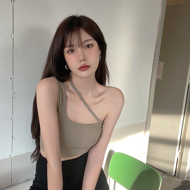 サマースリムショートクロップドスタイルトップス レディース 夏物 ドラファッションホール12559777028