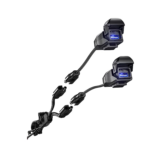 携帯充電器 デイトナ(Daytona) バイク USB電源 防水 電圧計 電波時計 気温計 USB-A