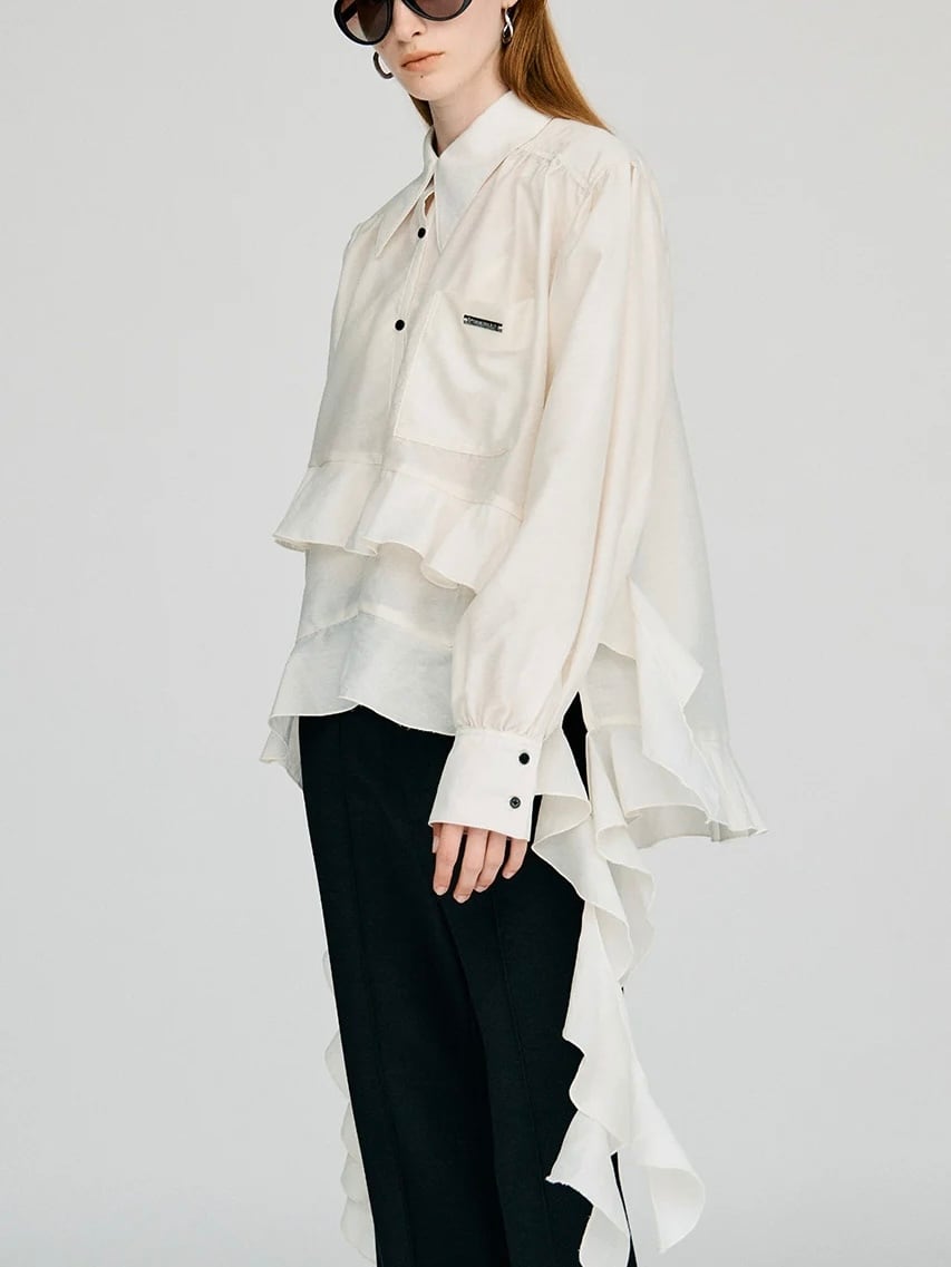 26AW | WOMEN】PRANK PROJECT プランクプロジェクト / シャツ / Sheer